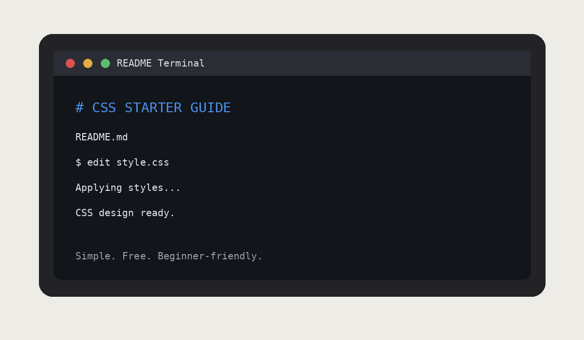 CSS guide preview
